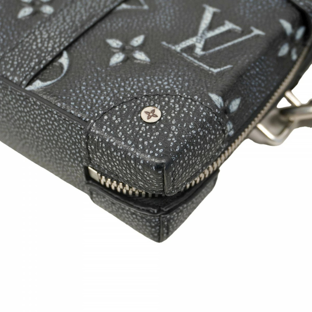 Louis Vuitton Shoulder Bag Monogram Soft Trunk Wallet Black - Picture 6 of 10